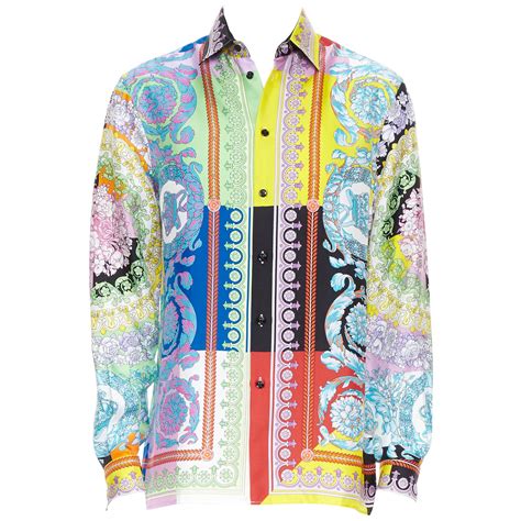 versace silk floral barocco